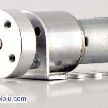 Universal Aluminum Mounting Hub for 3mm Shaft Pair; 4-40 Holes