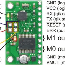 Pololu Qik 2s9v1 Dual Serial Motor Controller