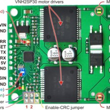 Pololu Qik 2s12v10 Dual Serial Motor Controller