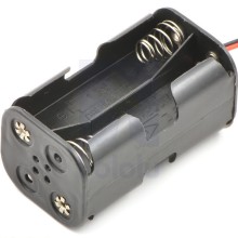 4AA Battery Holder, Back-to-Back