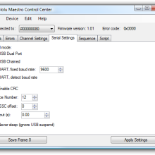 Micro Maestro 6-Channel USB Servo Controller Assembled