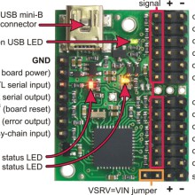 Mini Maestro 18-Channel USB Servo Controller Assembled