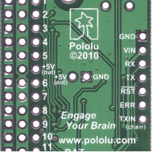 Mini Maestro 12-Channel USB Servo Controller Partial Kit