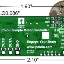 Pololu Simple High-Power Motor Controller 18v15 Fully Assembled