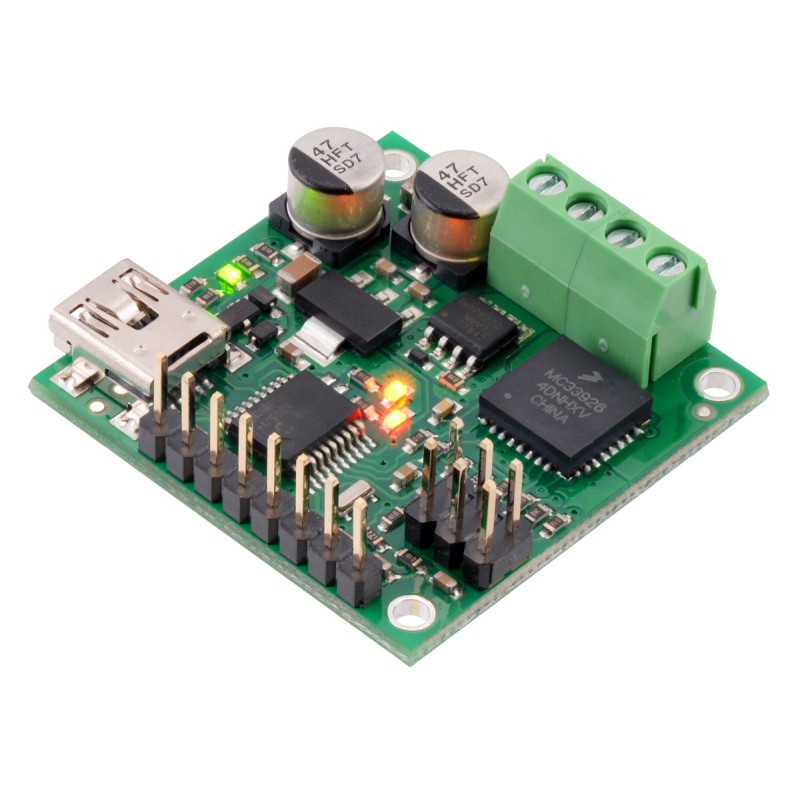 Jrk 21v3 USB Motor Controller with Feedback (Connectors Soldered)