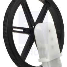 Pololu Wheel 80×10mm Pair - Black