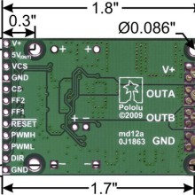 Pololu High-Power Motor Driver 18v25 CS