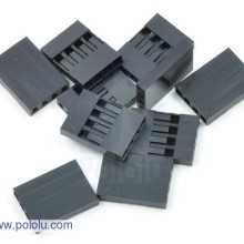 Crimp Connector Housing: 1x4-Pin 10-Pack