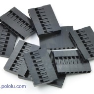 Crimp Connector Housing: 1x8-Pin 10-Pack