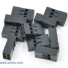 Crimp Connector Housing: 2x3-Pin 10-Pack