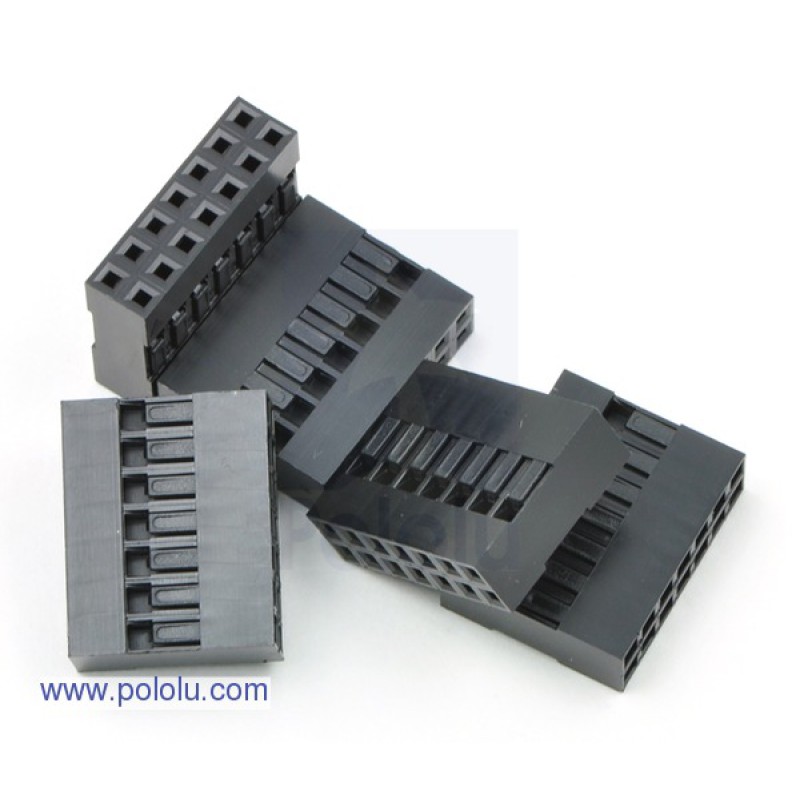 Crimp Connector Housing: 2x7-Pin 5-Pack