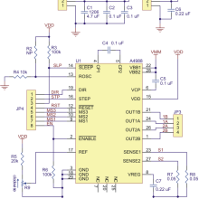 A4988 Stepper Motor Driver Carrier, Black Edition