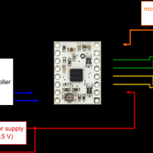 DRV8834 Low-Voltage Stepper Motor Driver Carrier