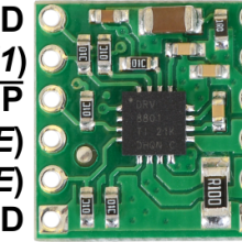 DRV8801 Single Brushed DC Motor Driver Carrier