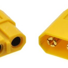 XT60 Connector Male-Female Pair; Yellow