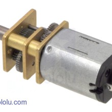 100:1 Micro Metal Gearmotor with Extended Motor Shaft