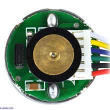 9.7:1 Metal Gearmotor 25Dx48L mm HP with 48 CPR Encoder