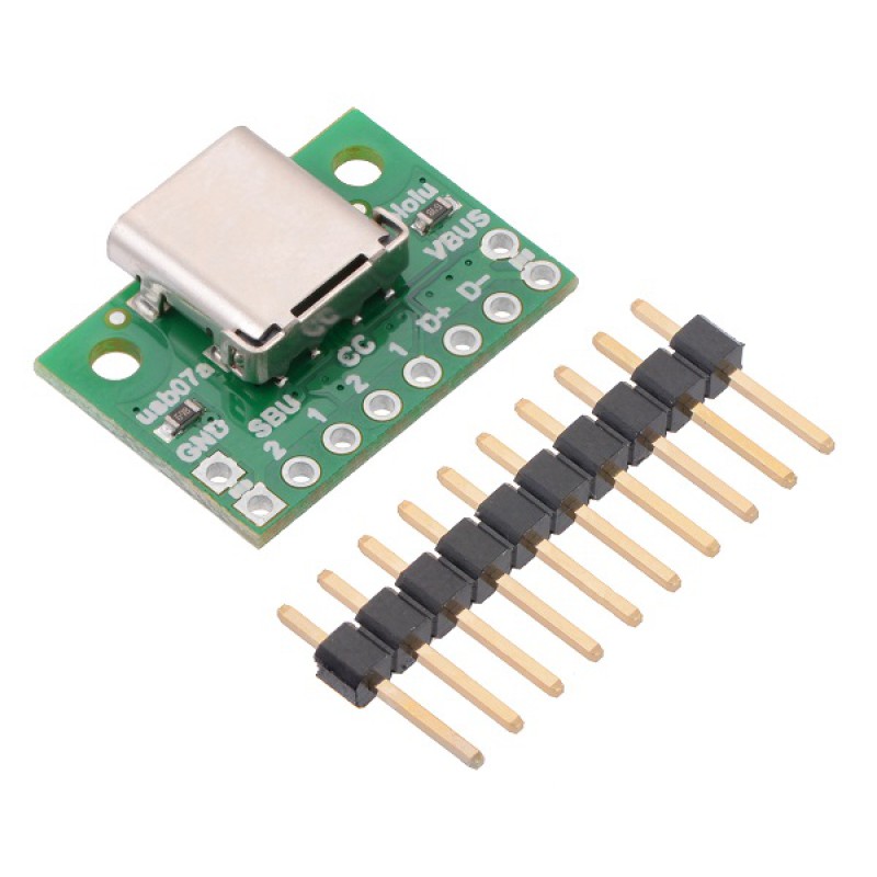 USB 2.0 Type-C Connector Breakout Board