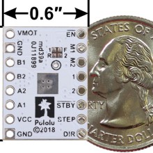 STSPIN220 Low-Voltage Stepper Motor Driver Carrier