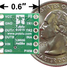 BD65496MUV Single Brushed DC Motor Driver Carrier