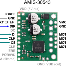 AMIS-30543 Stepper Motor Driver Carrier