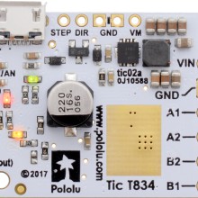 Tic T834 USB Multi-Interface Stepper Motor Controller