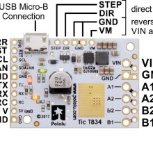 Tic T834 USB Multi-Interface Stepper Motor Controller