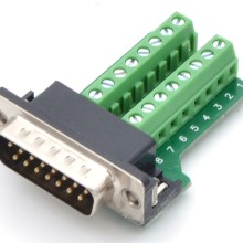 DB15 Screw Terminal Adapter for MCP23X/26X Advanced Motor Controllers