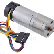 75:1 Metal Gearmotor 25Dx69L mm HP 12V with 48 CPR Encoder