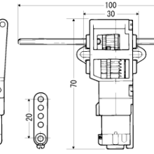 Tamiya 70093 3-Speed Crank-Axle Gearbox Kit