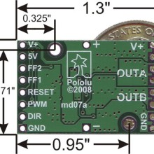 Pololu High-Power Motor Driver 18v15