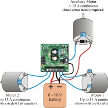 Pololu TReX Dual Motor Controller DMC01