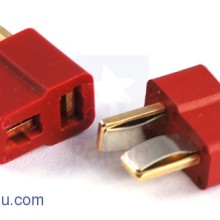 T Connector Male-Female Pair