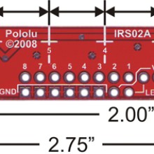 QTR-8A Reflectance Sensor Array
