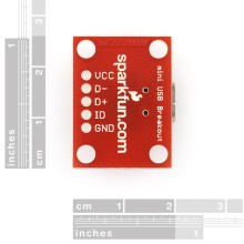 Breakout Board for USB Mini-B