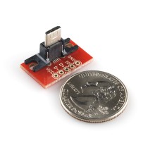 USB MicroB Plug Breakout Board