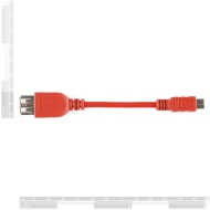 USB OTG Cable - Female A to Micro A - 4"