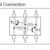 Transistor Array NPN/PNP with Built-In Resistors - 5pcs