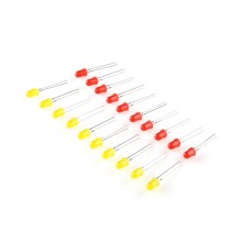LED - Assorted 10 Red / 10 Yellow 20 pack