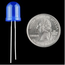 Diffused LED - Blue 10mm