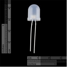 Diffused LED - White 10mm