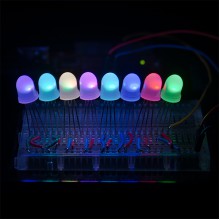 LED - RGB Addressable, PTH, 8mm Diffused (5 Pack)