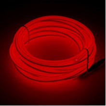 Bendable EL Wire - Red 3m