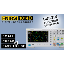 FNIRSI-1014D Digital Oscilloscope Dual Channel Input Signal