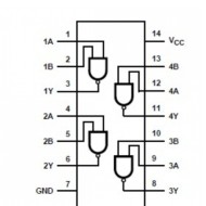 74HC00 DIP NAND GATE