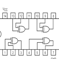 74HC86N DIP XOR GATE