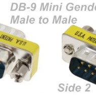 DB9 M/M MINI Gender Changer