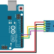 RF Serial Data Link UART, 433 Mhz, +20dBm, HC-12 v2.6