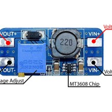 MT3608 DC-DC STEP UP POWER 2A MAX BOOSTER POWER MODULE