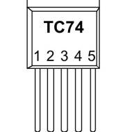 TC74 I2C Temperature Sensor